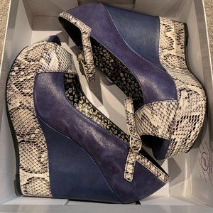 JESSICA SIMPSON - CALEIGH - Royal Blue (Size 8)